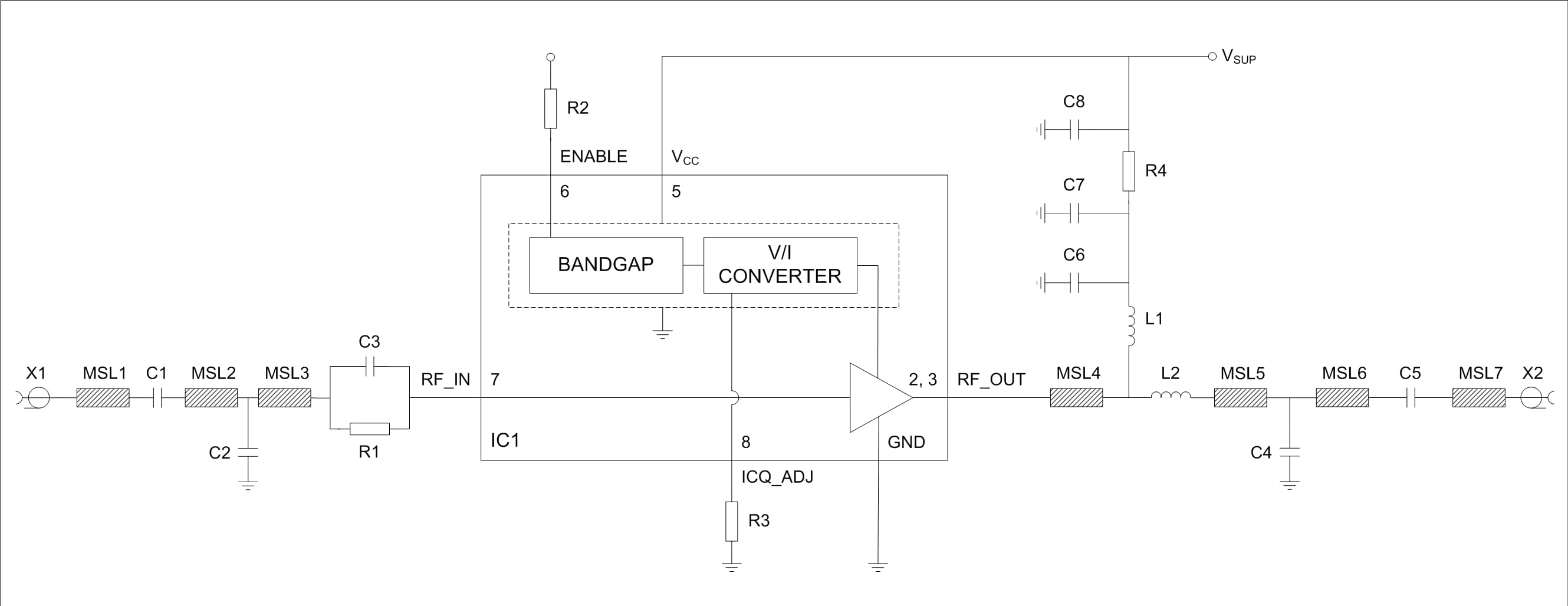 BGA7130 medium power amplifier evaluation kit NXP Semiconductors