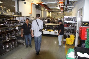 Stella driving through kitchen conference center Singapore