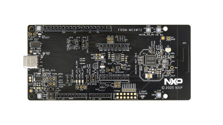 MCX W72ワイヤレスMCU用FRDM開発ボード | NXP Semiconductors