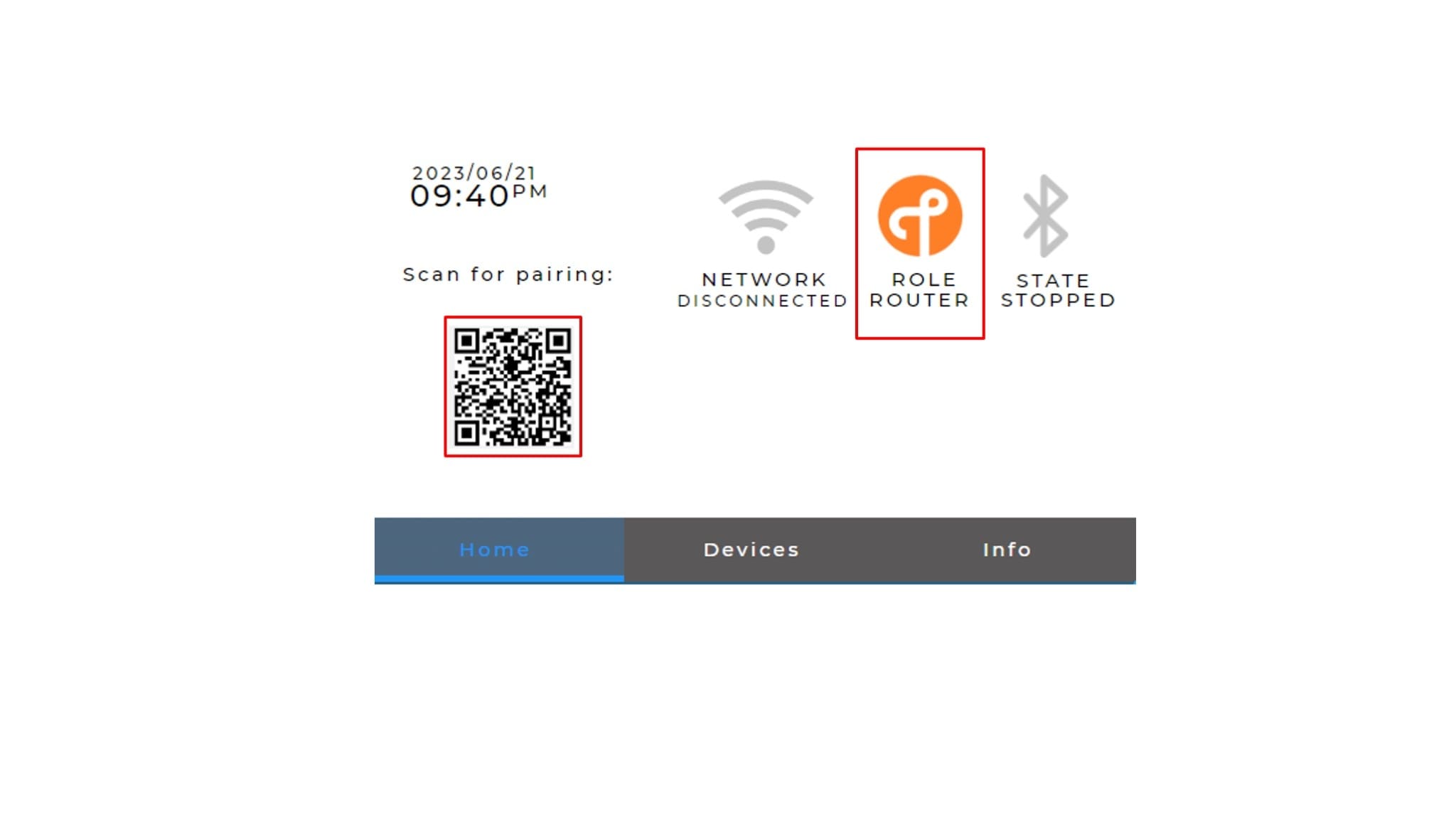 Connected HMI to the Matter Network