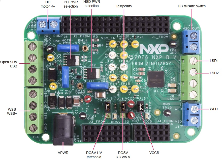 Figure 1. FRDM-A-MOTABS2 Board