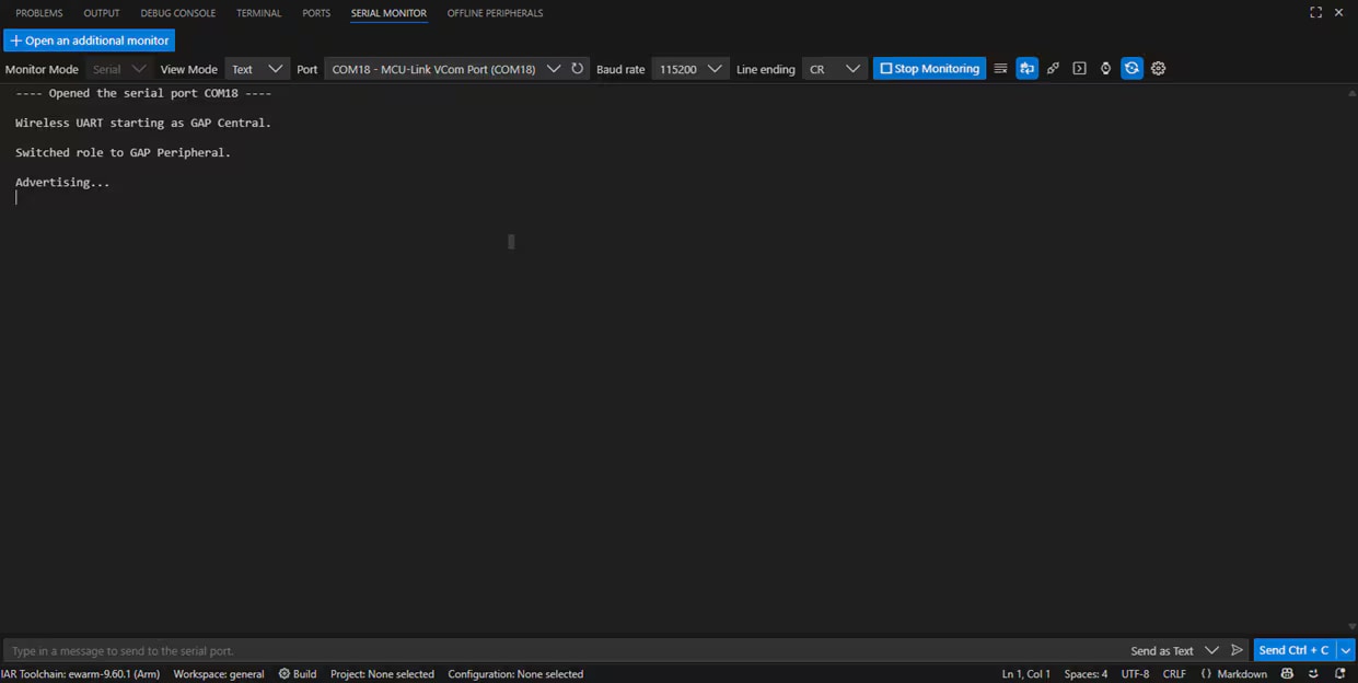Getting Started with FRDM-MCXW72 Step 3.13