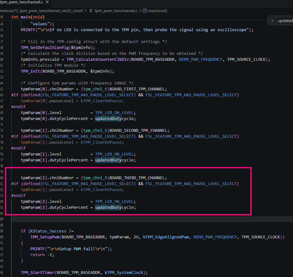 Getting Started with FRDM-MCXW72 Step 4.15