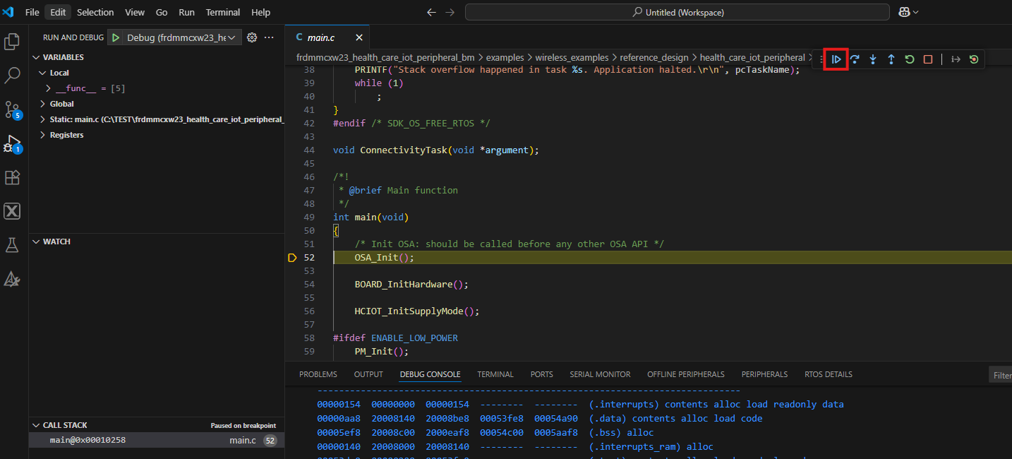 Getting Started with FRDM-MCXW23