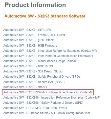 S32K396 Integrated Software Bundle