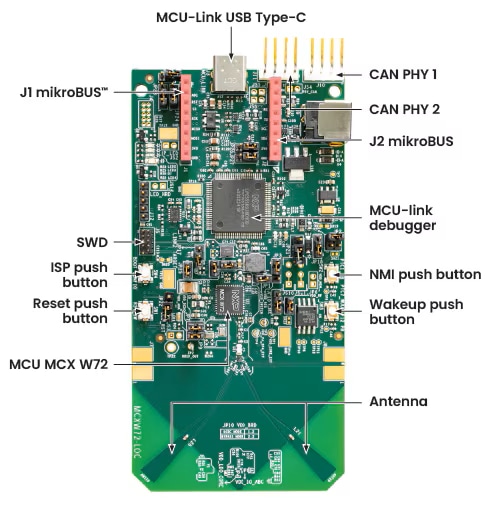 Getting Started with MCXW72-LOC - Plug It In - Get Familiar with the Board