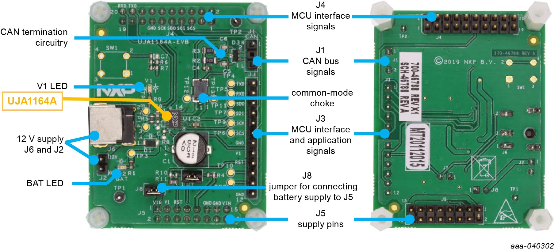 UJA1164A-EVB Reference Image