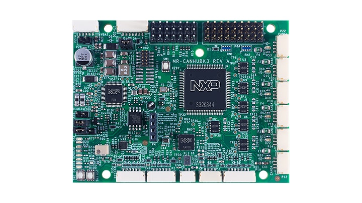 S32K344 Evaluation Board for Mobile Robotics Top view