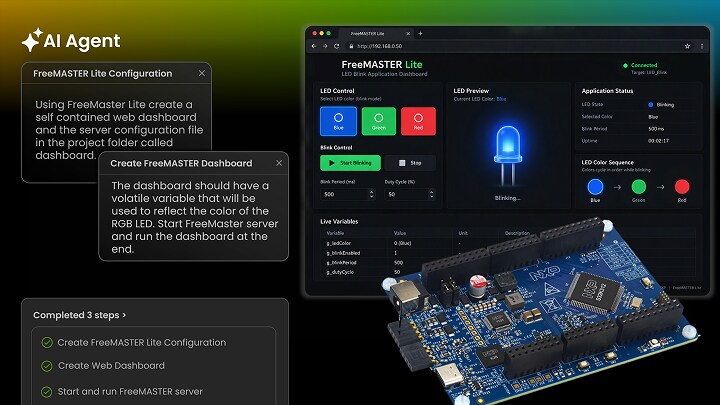 Add FreeMASTER Lite Configuration to Existing UART Project using AI Image
