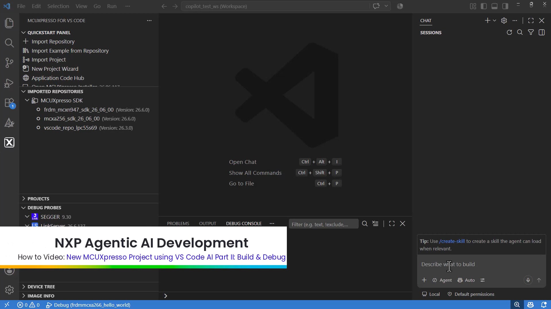 New MCUXpresso Project using AI: Pt 2 Image