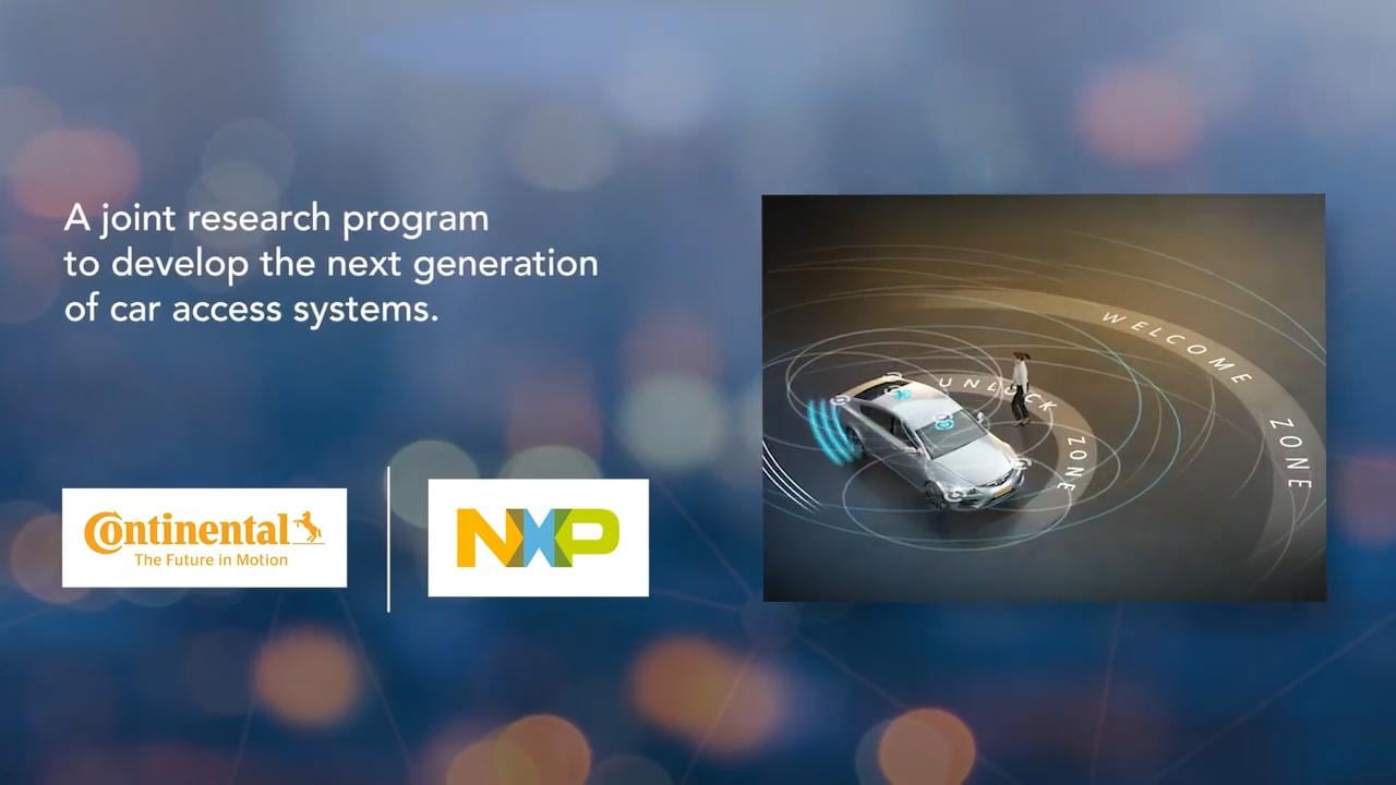 コンチネンタル社とNXP社による超広帯域無線（UWB: Ultra-Wideband）スマートカーアクセス