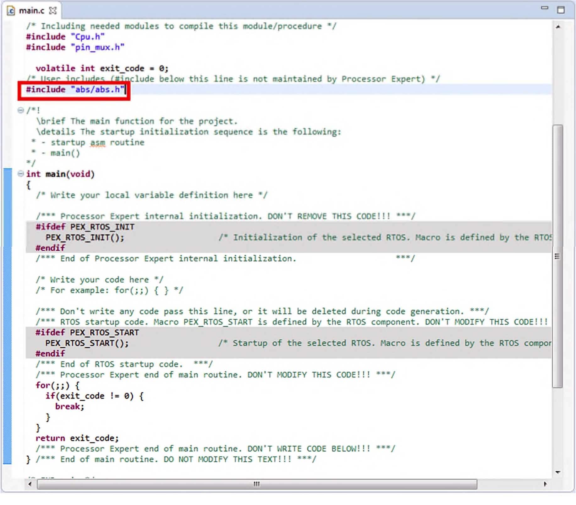 Figure 16. Link ABS Controller SW Driver