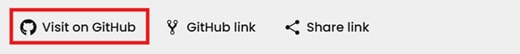 Figure 5: Visit on GitHub button