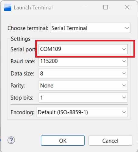 Build and flash application using MCUXpresso IDE - step 10-1