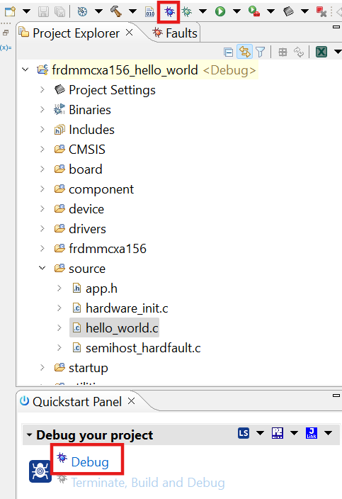 FRDM MCXA156 SW Debug