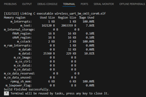 Build and flash application using MCUXpresso VS - step 8