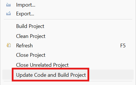 Build Update Code