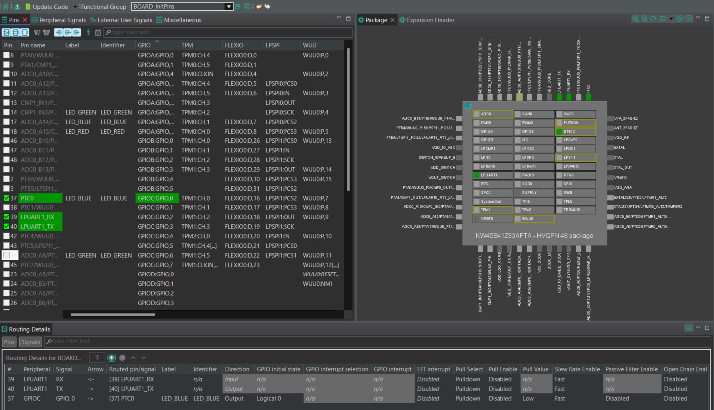 Use MCUXpresso config tools - step 3