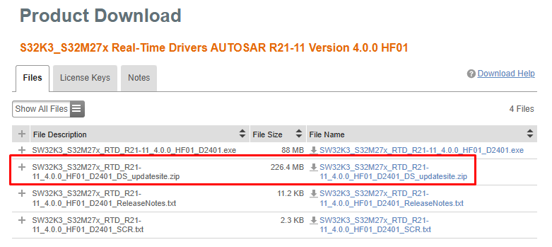 S32K3 RTD 4.0.0 HF01 Download 2