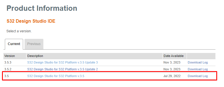 S32DS 3.5 Download 1