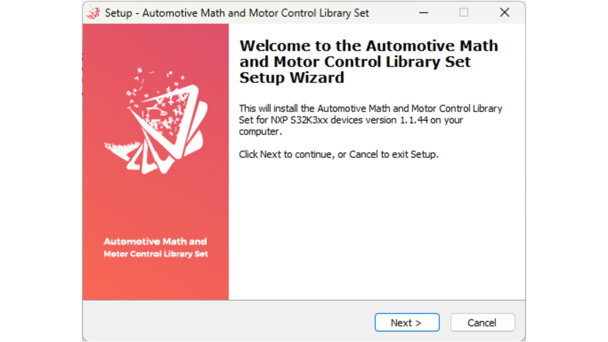 Figure 15. AMMCLib Installer