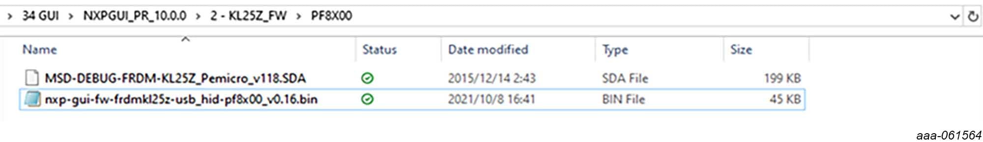 Figure 9. PF8X00 Folder Example
