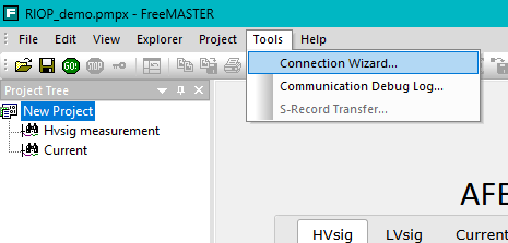 Figure 6. Connection Wizard