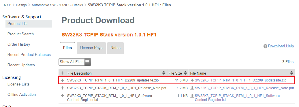 S32K3X4EVB-Q172 AWS IoT Core REFSW v1.0.1HF1 D2209