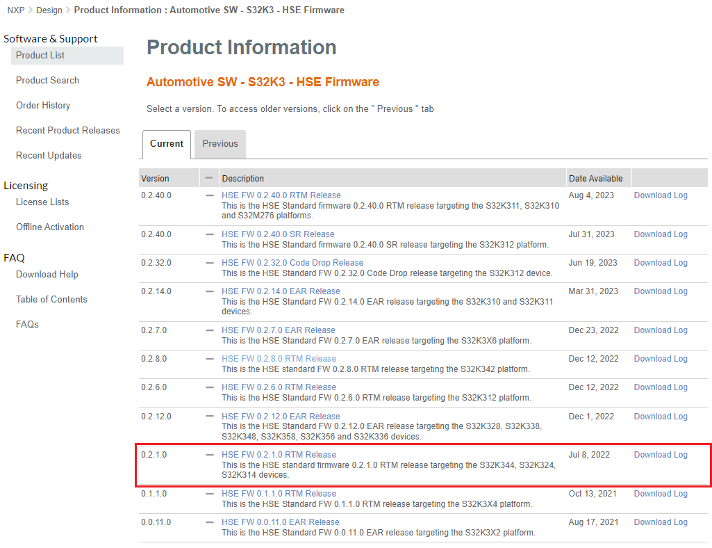 S32K3X4EVB-T172 HSE FW Download