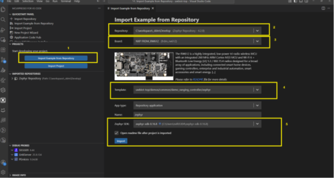Installing VS Code extensions - step 7