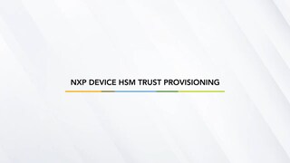 Device HSM Trust Provisioning on MCUs