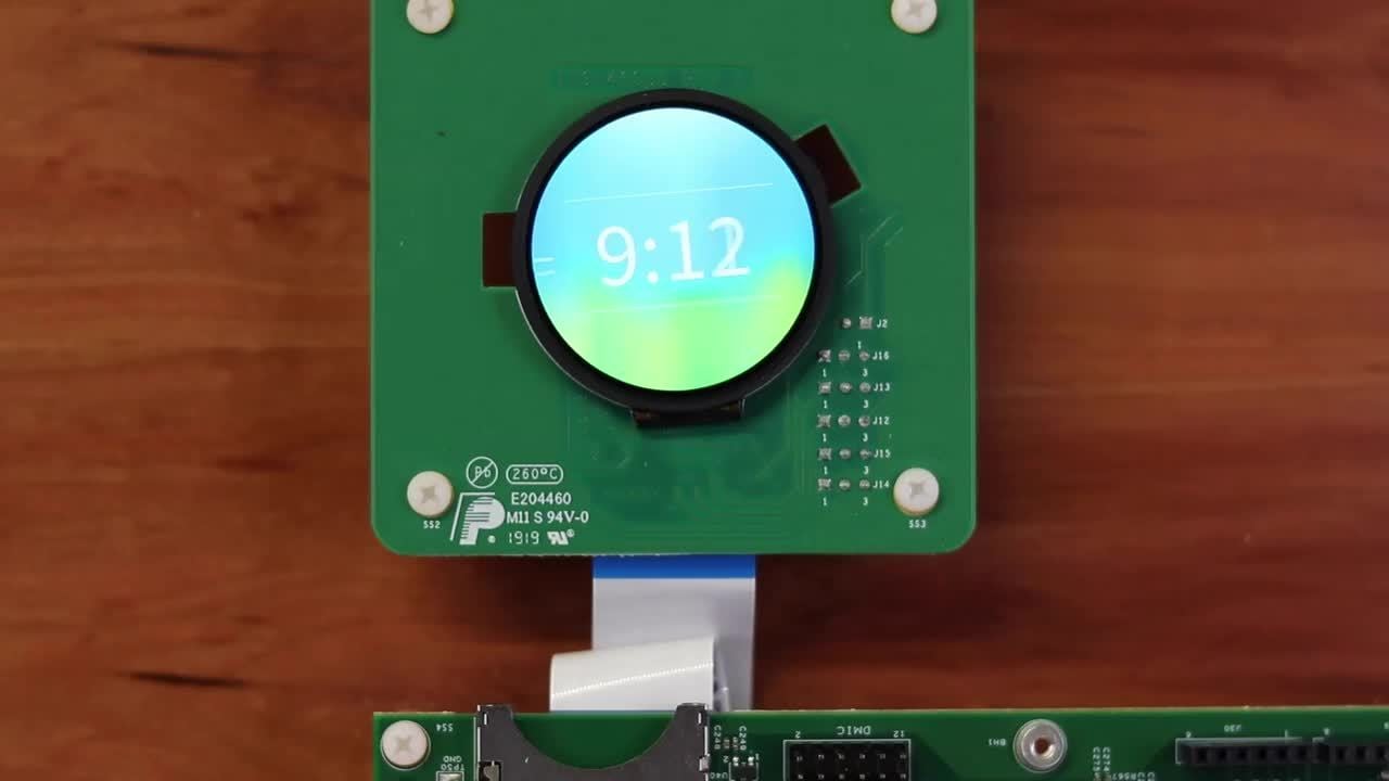 MCU Minutes: Embedded Wizard Smartwatch GUI Demo on NXP i.MX RT595 MCUs