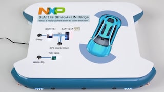 Parking Assistance Demo Using SJA1124 Quad LIN Transceiver 