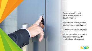 Enhance Touch Control with NXP's Touch Sensing Interface Technology